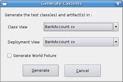 GenCxxTestCase screenshot